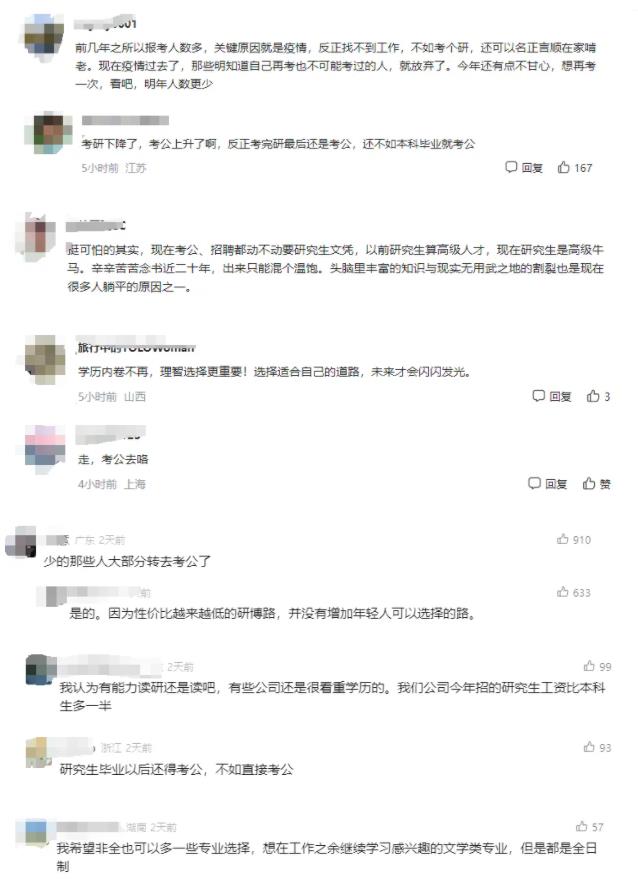 考研人數(shù)兩年下降86萬，專家：“卷學(xué)歷”性價比急劇下降！3.jpg