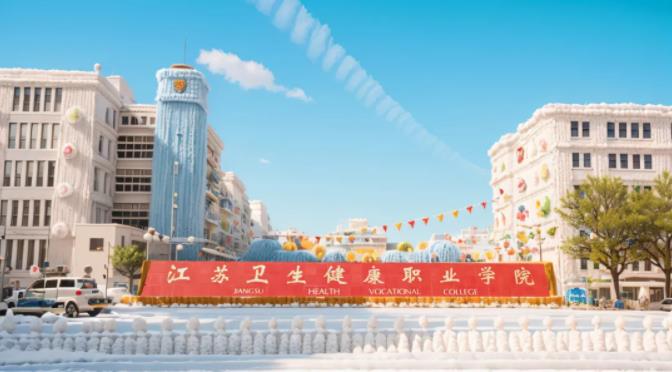 冷冷冷！穿上毛衣的江蘇衛(wèi)生健康職業(yè)學院，你見過嗎？.jpg